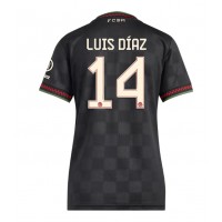 Stroje piłkarskie Bayern Munich Luis Diaz #14 Koszulka Trzeciej dla damskie 2025-26 Krótki Rękaw